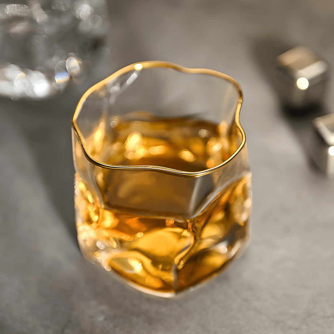 Gold Accent Crystal Whisky Glass Set – view 10