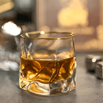 Gold Accent Crystal Whisky Glass Set – view 9