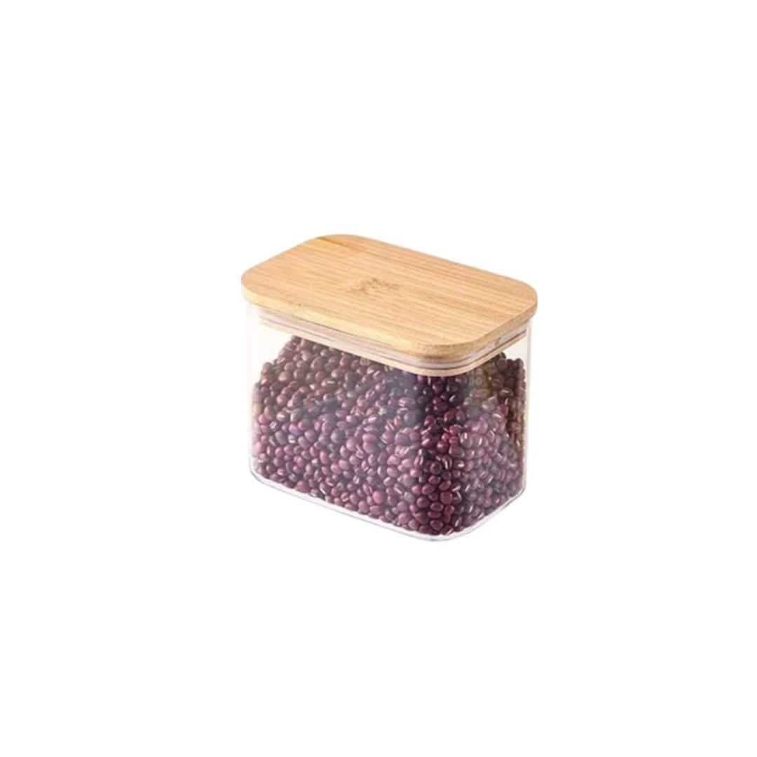 Glass Storage Jar with Bamboo Lid