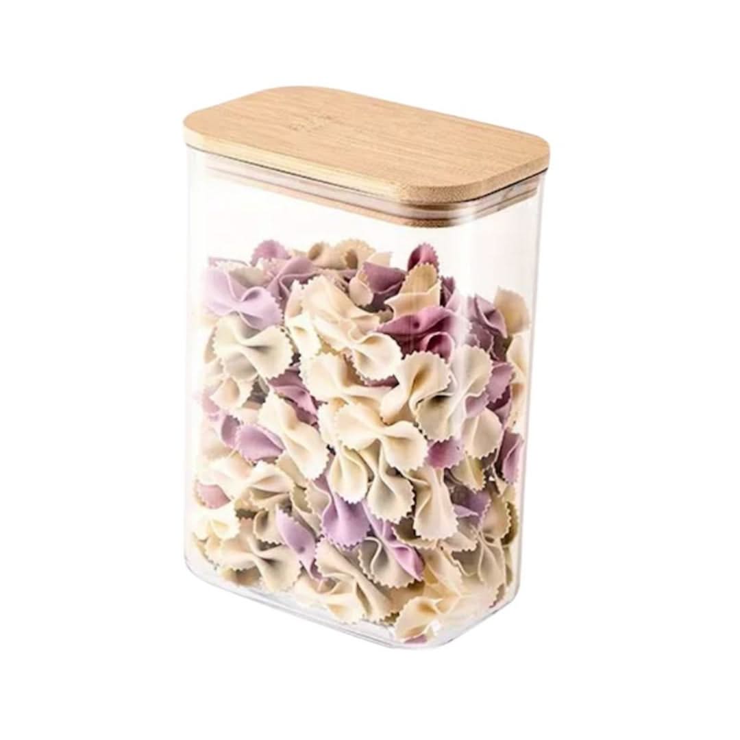 Glass Storage Jar with Bamboo Lid – view 7
