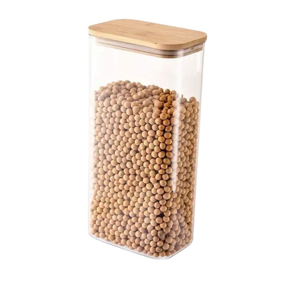 Glass Storage Jar with Bamboo Lid – view 8