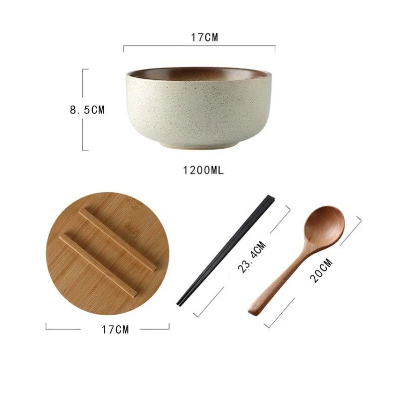 Artisan Ceramic Bowl Set – 4-Piece – view 10