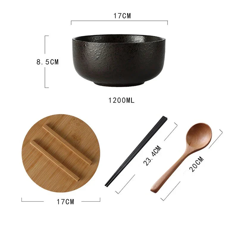 Artisan Ceramic Bowl Set – 4-Piece – view 11