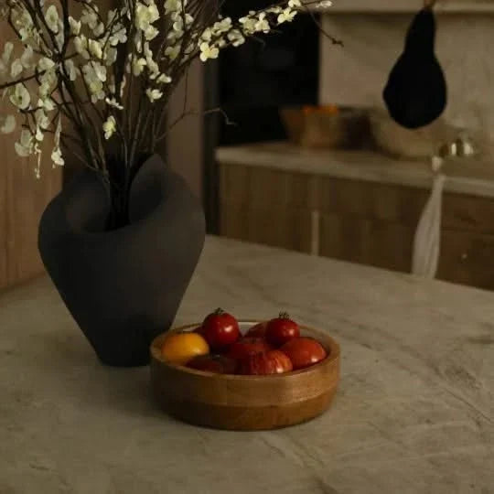 Scandinavian Wooden Serving Bowl Set – 2-Piece – view 2