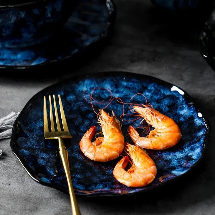 Blue Galaxy Dinnerware Set – 10-Piece – view 10