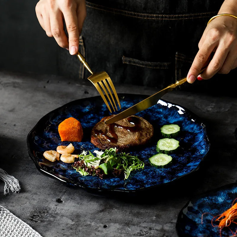 Blue Galaxy Dinnerware Set – 10-Piece – view 4