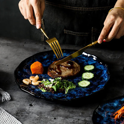 Blue Galaxy Dinnerware Set – 10-Piece – view 4