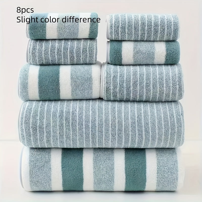 Quick-Dry Towel Set – 8-Piece