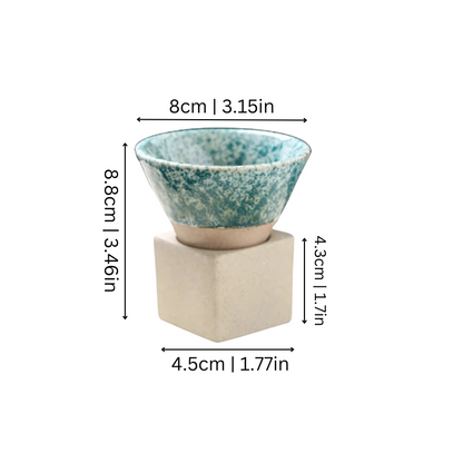 Glazed Espresso Cup Set – 2-Piece – view 2