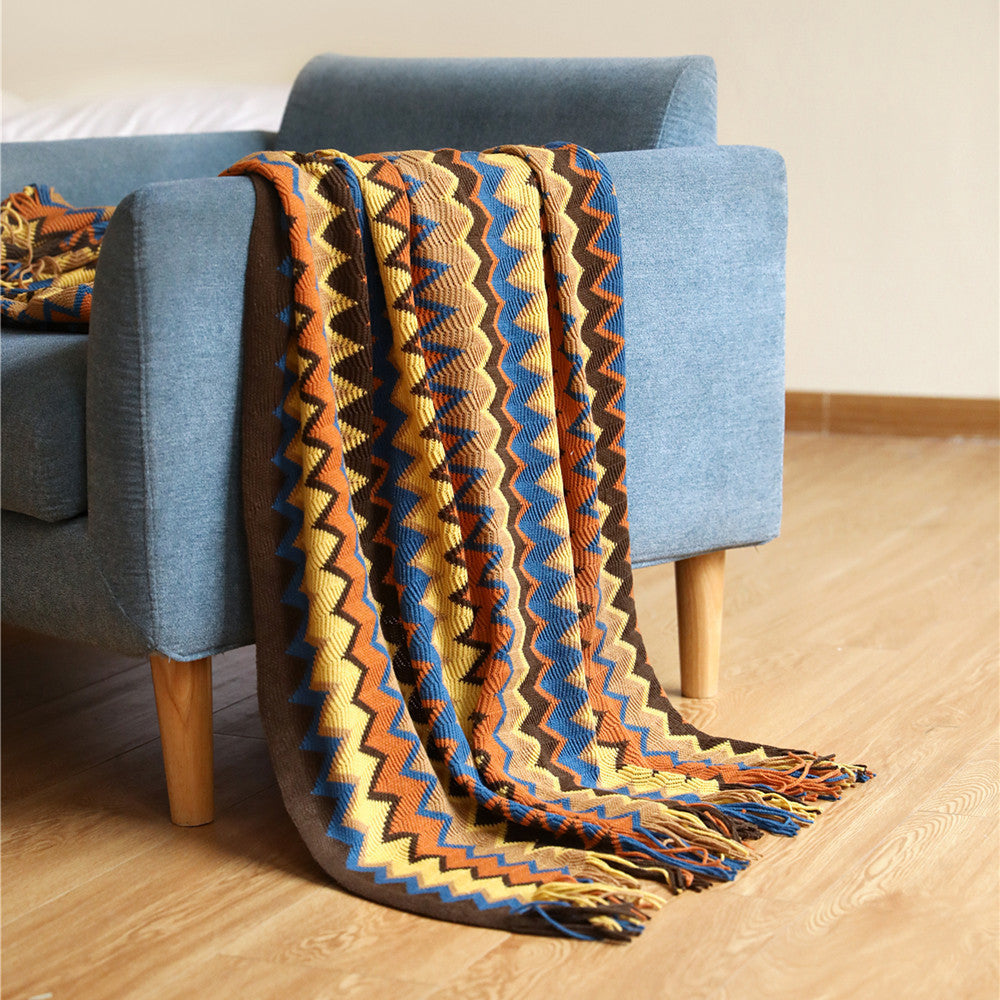 Chevron Knit Throw – view 5