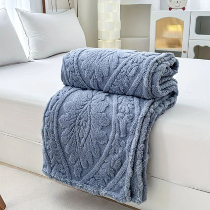 Geometric Jacquard Fleece Throw – view 7