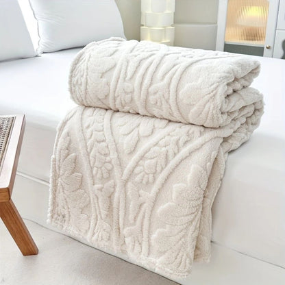 Geometric Jacquard Fleece Throw – view 10