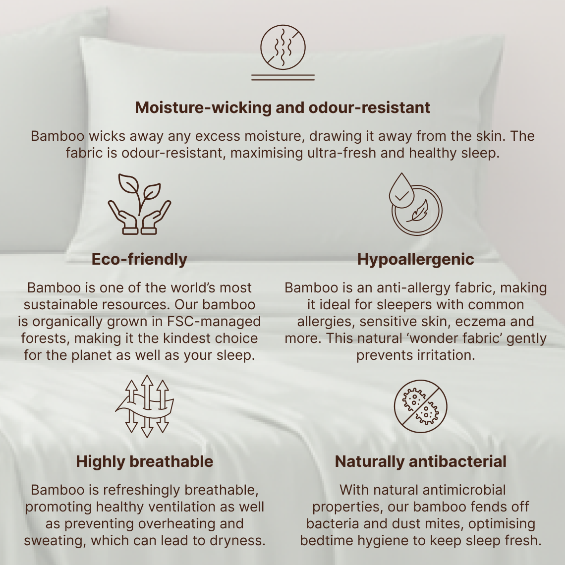 Bamboo Sheet Set – Organic Bamboo Lyocell | EiderWeave™