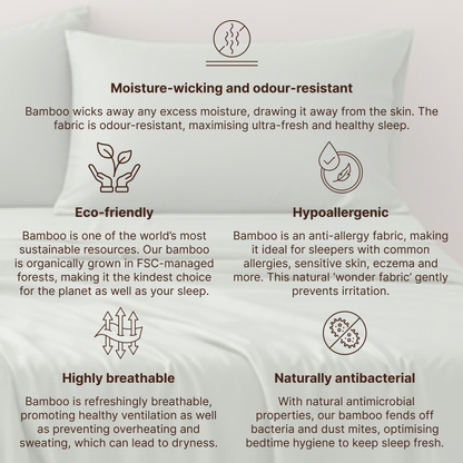 Bamboo Sheet Set – Organic Bamboo Lyocell | EiderWeave™