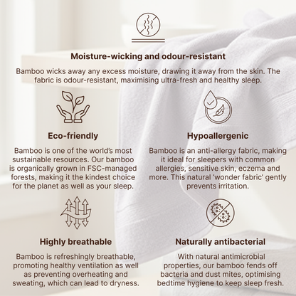 Bamboo Fitted Sheet – Organic Bamboo Lyocell | EiderWeave™