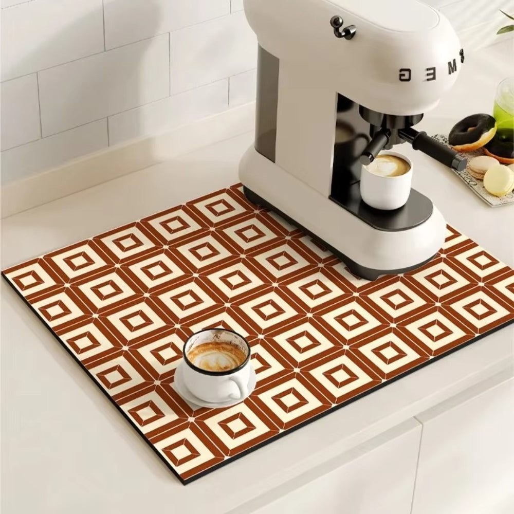Retro Coffee-Bar Drying Mat – view 2