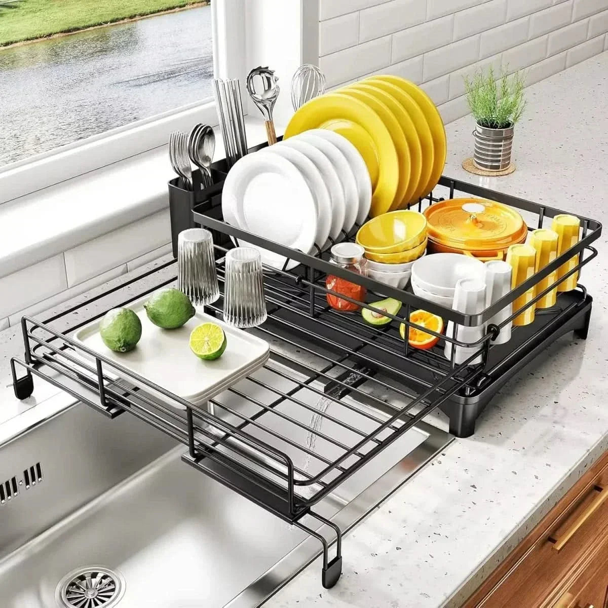 Dish Rack with Drip Tray – view 6