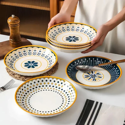 Tuscan Porcelain Plate Set – 4-Piece – view 5