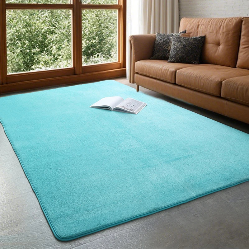 Velvet-Feel Rectangular Rug – view 8