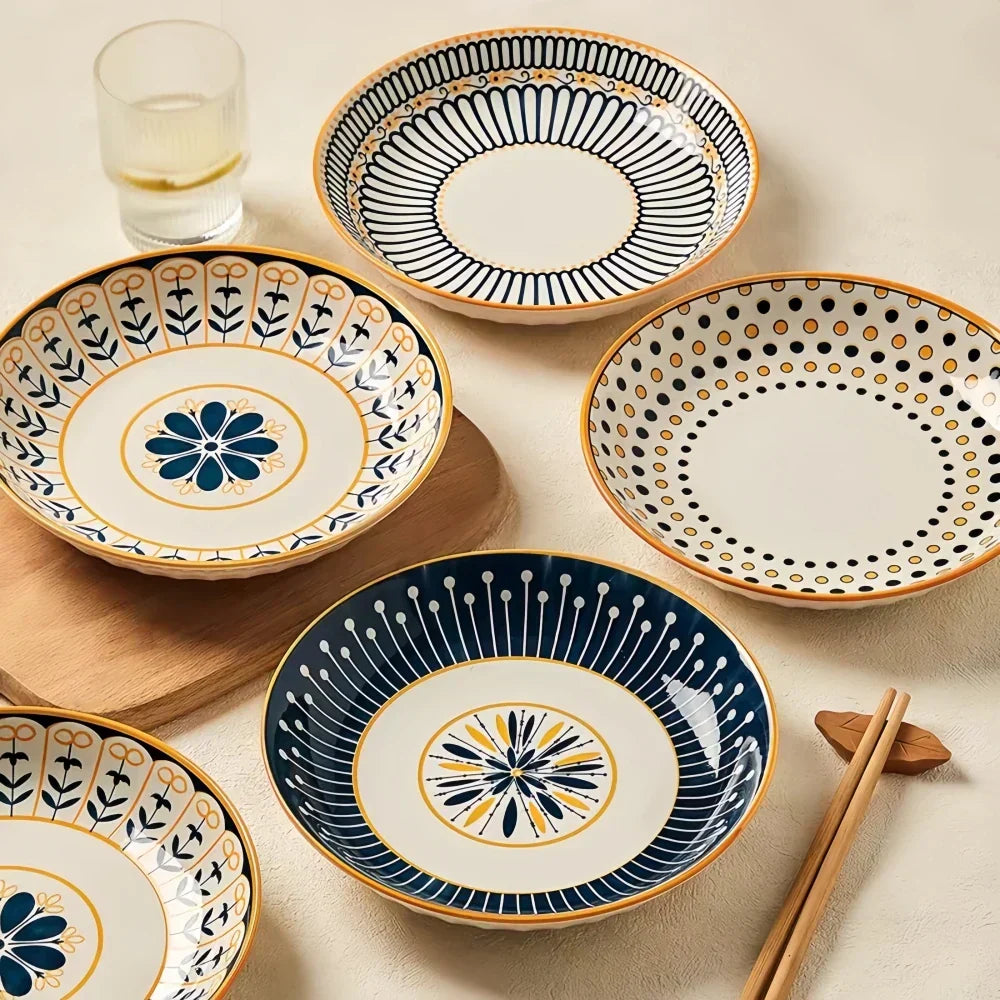 Tuscan Porcelain Plate Set – 4-Piece – view 4
