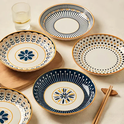 Tuscan Porcelain Plate Set – 4-Piece – view 4