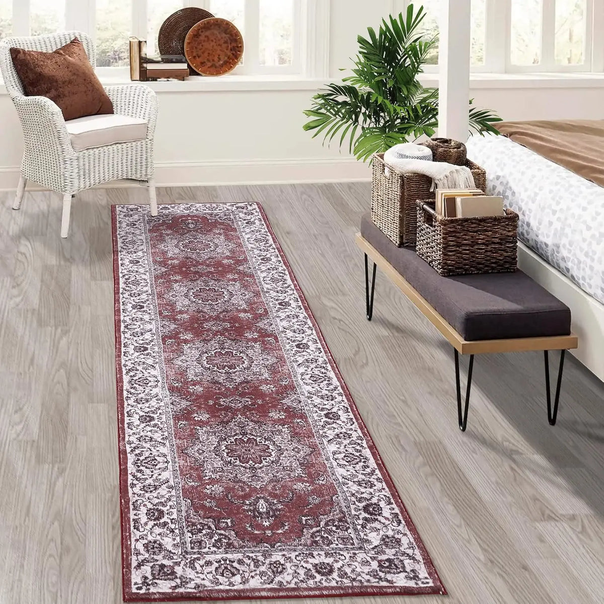 Vintage Floral Hallway Runner – view 9
