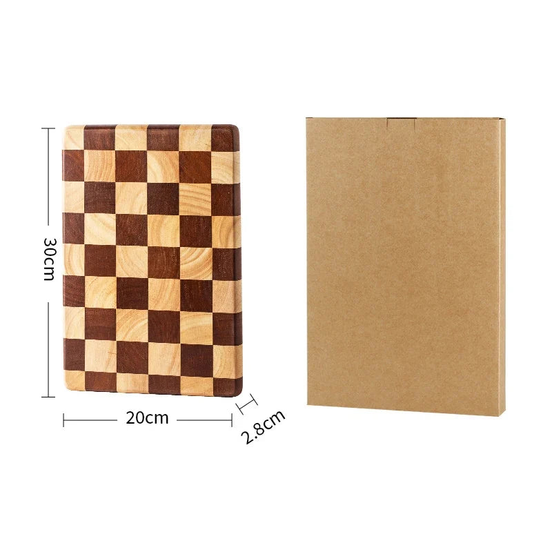 End-Grain Rubberwood Cutting Board – view 7