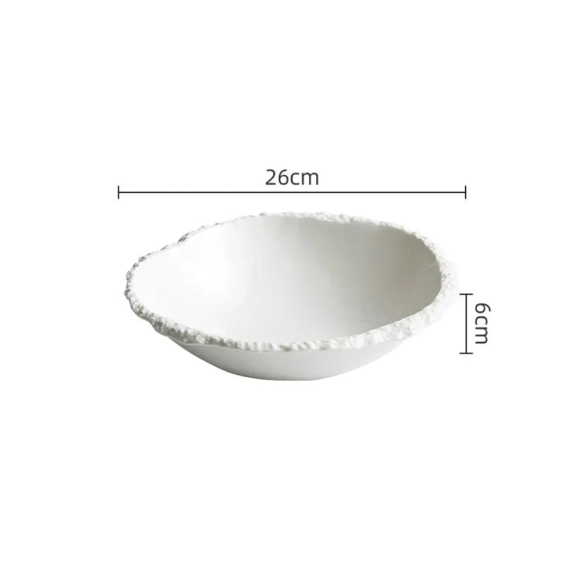 Rustic Ceramic Serving Bowl – view 7