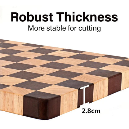 End-Grain Rubberwood Cutting Board – view 3