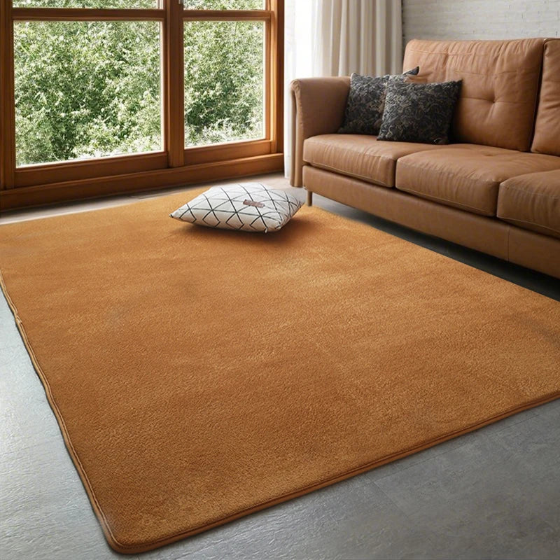 Velvet-Feel Rectangular Rug – view 3