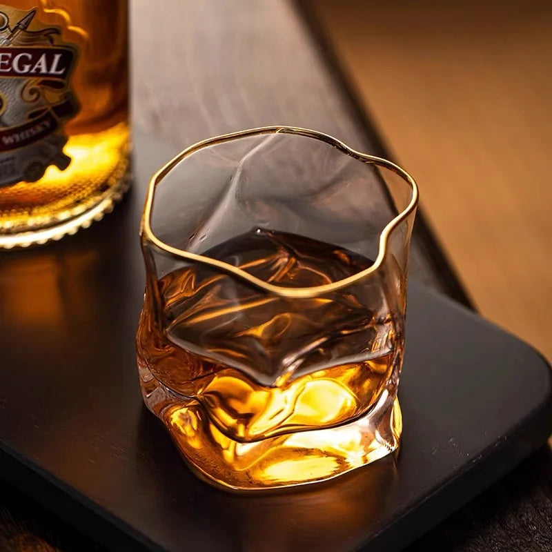 Textured Whisky Glass Set – 2-Piece