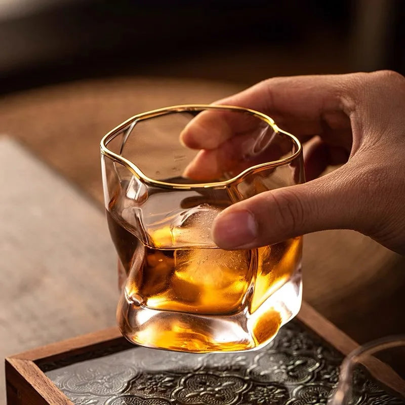 Textured Whisky Glass Set – 2-Piece – view 3