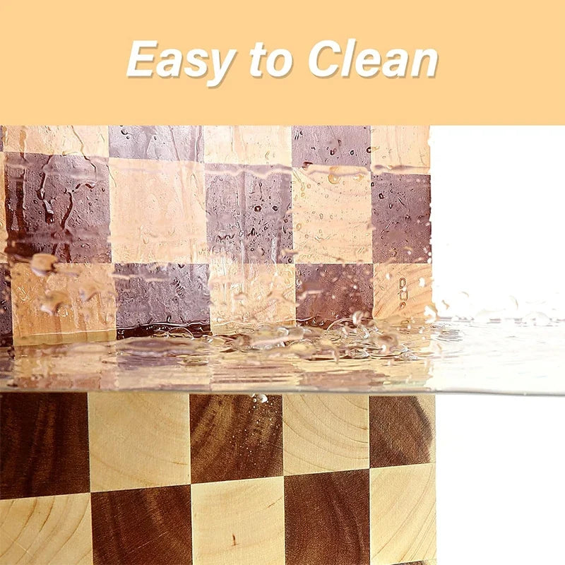 End-Grain Rubberwood Cutting Board – view 6