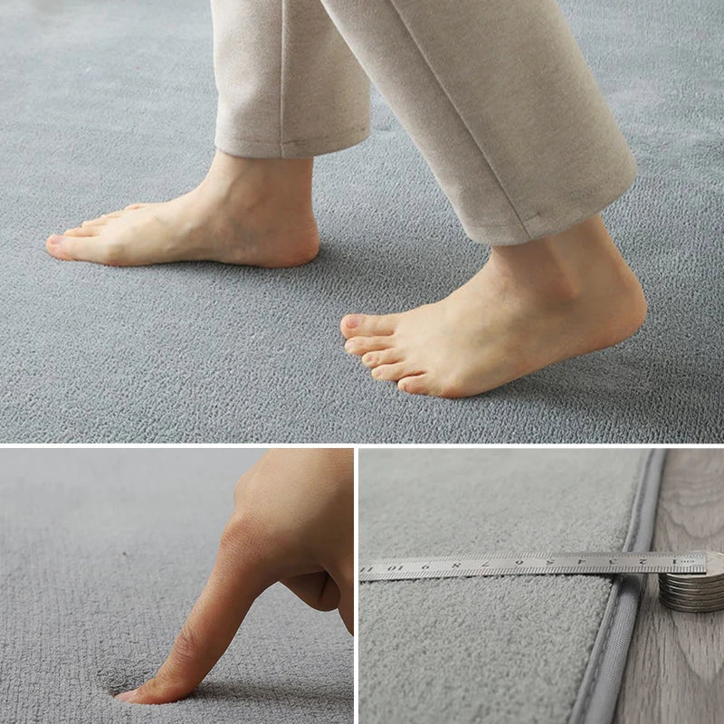Velvet-Feel Rectangular Rug – view 11