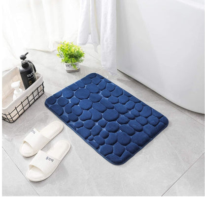 Embossed memory foam bath mat with a cushioned surface – view 4