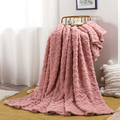 Plain Flannel Fleece Throw – view 7