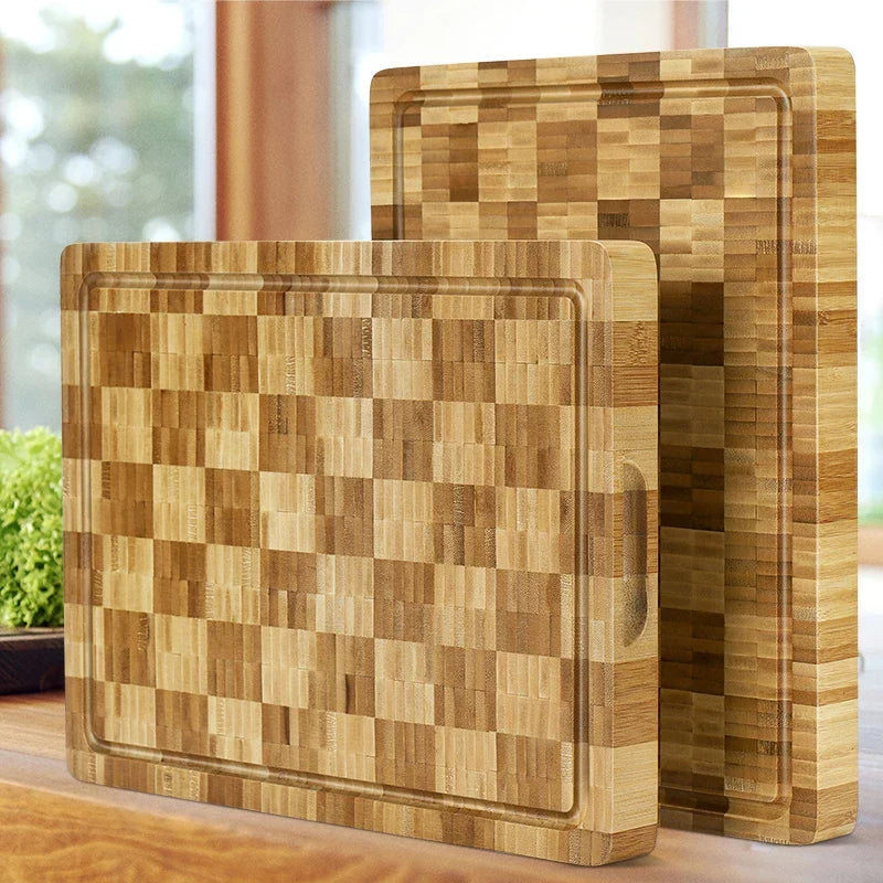 XXL Bamboo Cutting Board with Juice Groove