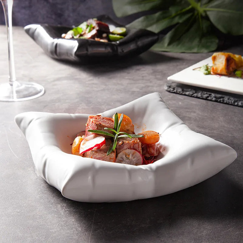 Cloud-Shaped Ceramic Serving Dish
