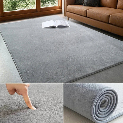 Velvet-Feel Rectangular Rug – view 6