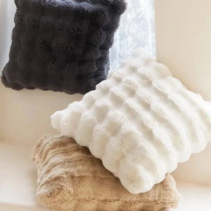 Plush Faux-Fur Cushion Cover – view 3