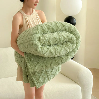 Plain Flannel Fleece Throw – view 10