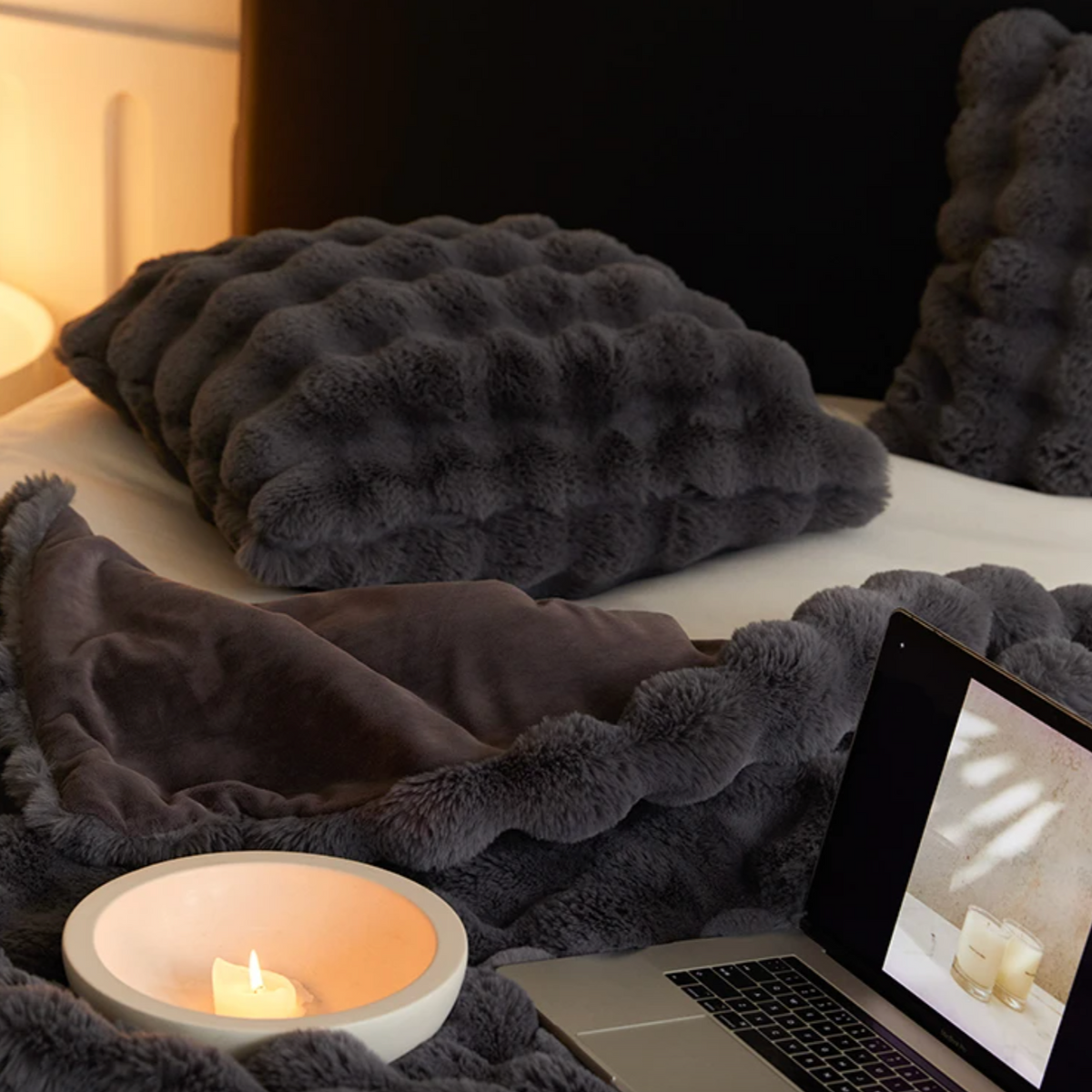 Plush Faux-Fur Cushion Cover – view 10