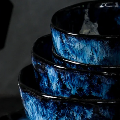 Blue Galaxy Dinnerware Set – 10-Piece – view 6