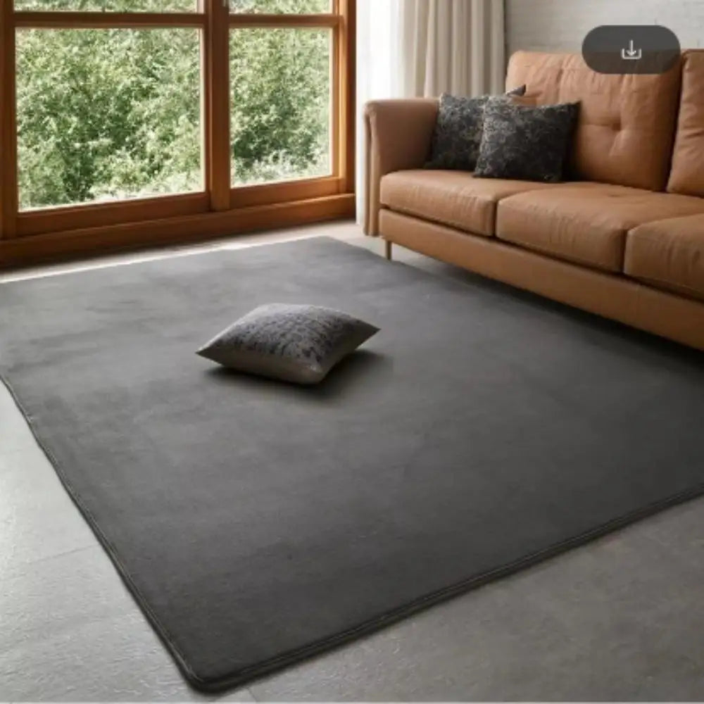 Velvet-Feel Rectangular Rug – view 4
