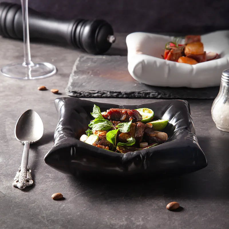Cloud-Shaped Ceramic Serving Dish – view 2