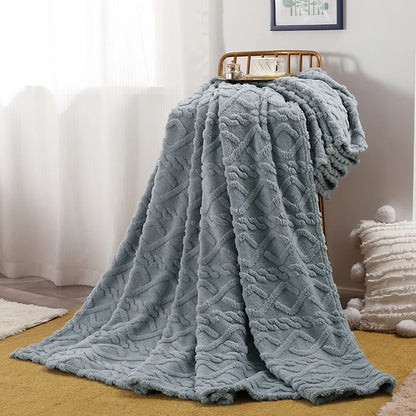 Plain Flannel Fleece Throw – view 3