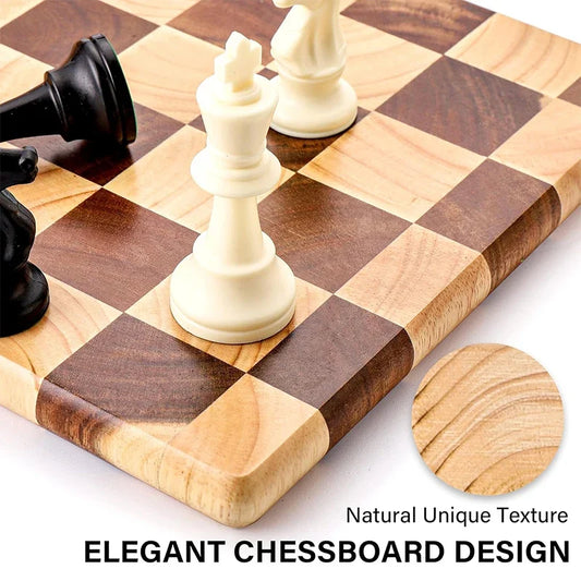 End-Grain Rubberwood Cutting Board – view 2