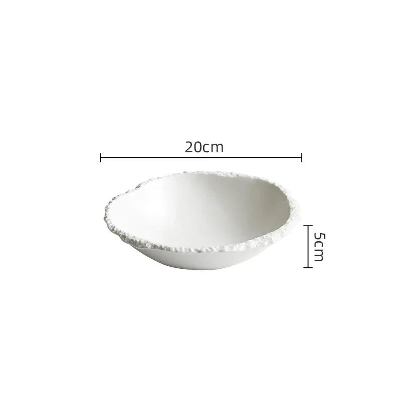 Rustic Ceramic Serving Bowl – view 6