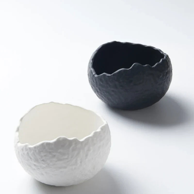 Sculptural Porcelain Serving Bowl – view 5