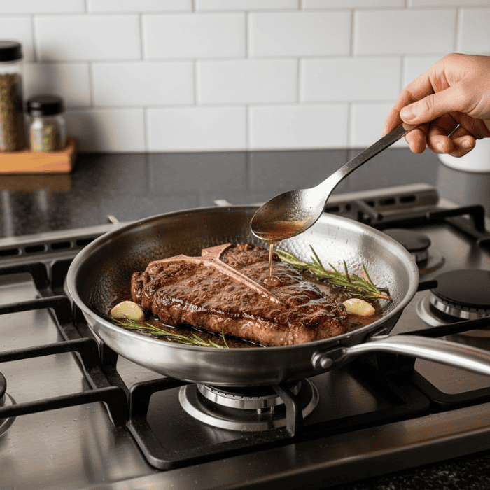 Tri-Ply Stainless Steel Casserole Pan – view 2